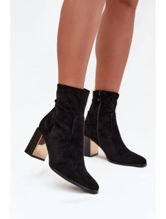 Boty na podpatku model 218723 Step in style Boty na podpatku model 218723 Step in style