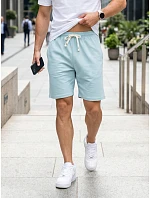 Pánské modré teplákové kraťasy FashionStreet SX2631