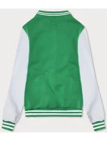 Zelená dámská mikina typu "college" (AMG-57) Zelená dámská mikina typu "college" (AMG-57)