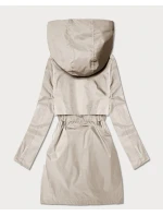 Kurtka z ozdobnym wykończeniem Goodlookin złamana biel-panterka (B8521-26)