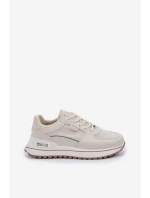 Dámské Tenisky Big Star NN274A088 Světle béžové