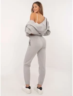 Tepláky CLM DR 1107.22X světle šedé