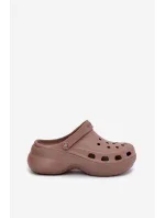 Dámské pěnové pantofle Big Star – tmavě béžové