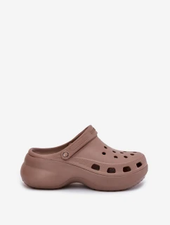 Dámské pěnové pantofle Big Star – tmavě béžové