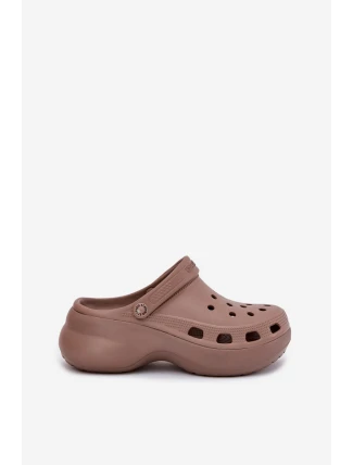 Dámské pěnové pantofle Big Star – tmavě béžové