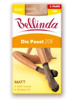 Dámské silonkové ponožky DIE PASST 20 DEN SOCKS 2 PACK - BELLINDA