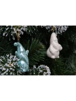 Vánoční Santa Claus CERAMIC BOMBLE 7,8 cm 1 ks