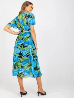 Šaty DHJ SK 15967.54P černá a modrá