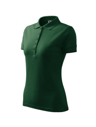 Pique Polo polokošile dámská dark green Pique Polo polokošile dámská dark green