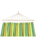 ZAHRADNÍ HOUPACÍ SÍŤ PRO 2 OSOBY 200X150 CM S TYČÍ 1052724