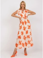 Šaty DHJ SK 13166.94P oranžová