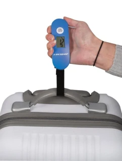 ELEKTRONICKÁ CESTOVNÍ VÁHA MAX. 40 KG DUNLOP MODRÁ
