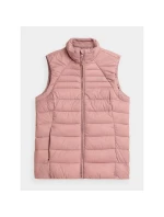 Dámská vesta H4Z21-KUDP001 Růžová - 4F Dámská vesta H4Z21-KUDP001 Růžová - 4F
