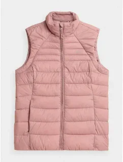 Dámská vesta H4Z21-KUDP001 Růžová - 4F