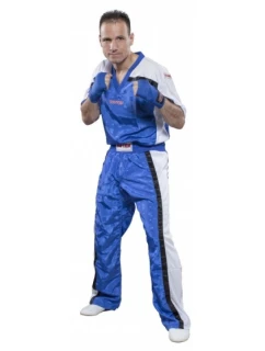 TOP TEN pointfighting mikina modrá a bílá (CENA SE MĚNÍ)