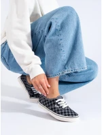 Pohodlné šedo-stříbrné  tenisky dámské bez podpatku