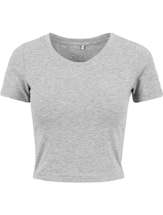 Build your Brand BY 042 Těžký dámský crop top 56.0042 heather grey