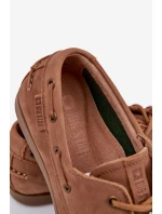 Pánské Kožené Mokasíny Big Star RR174162 Camel