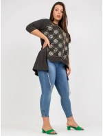 Šaty RV SK 7726.56P tmavá khaki Šaty RV SK 7726.56P tmavá khaki