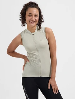 Dámské tričko Rogelli ESSENTIAL, bez barvy, taupe, velikost XS