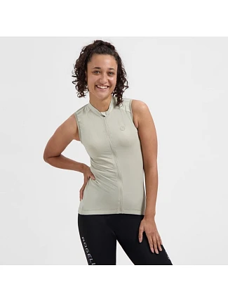 Dámské tričko Rogelli ESSENTIAL, bez barvy, taupe, velikost XS Dámské tričko Rogelli ESSENTIAL, bez barvy, taupe, velikost XS