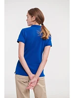 Russell Athletic 566F Dámské elastické piqué polo 10.566F sky Russell Athletic 566F Dámské elastické piqué polo 10.566F sky