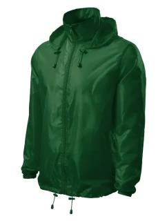 Windy větrovka unisex lahvově zelená