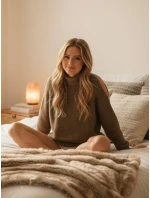 GOLFIVA dámský svetr béžový FashionStreet MY2403