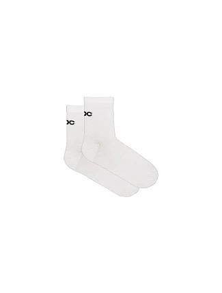 Cyklistické ponožky POC Cadence Road Air Socks, bílé