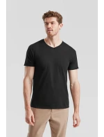 Fruit of the Loom Iconic 150 V-Neck T Tričko s výstřihem do V 16.1442 heather grey