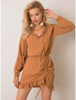 Šaty 111 SK 06071.09 světle hnědé