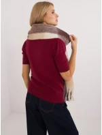 Šála AT SZ 2312501.62 tmavě hnědá