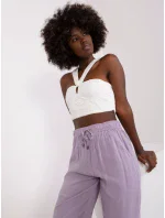 Kalhoty D73760M61869O světle fialové Kalhoty D73760M61869O světle fialové