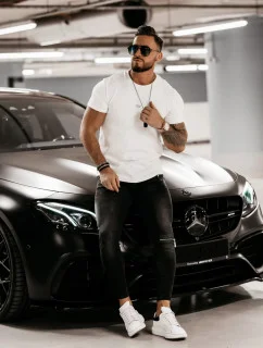 Pánské tričko 278060 ecru - Ola Voga