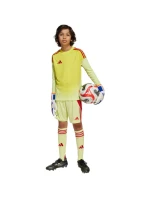Dětské brankářské tričko adidas Tiro 25 Competition Long Sleeve Jersey žluto-červené KJN2020