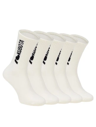 Kubota 5 balení krémových ponožek i love kubota K25SS-300-002-01-5