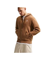 Pánská mikina Nike Club BB FZ Hoodie světle hnědá FN3861 270 Pánská mikina Nike Club BB FZ Hoodie světle hnědá FN3861 270