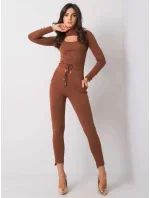 Tepláky RV DR 6002.14X tmavě hnědá Tepláky RV DR 6002.14X tmavě hnědá