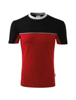 Colormix tričko unisex červená