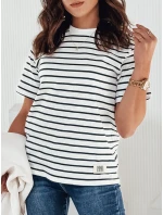 Dámské pruhované tričko RILANT navy blue FashionStreet RY2564