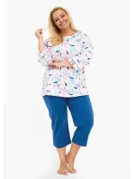 Cornette 732/452 Amelia 2 3/4 3XL-5XL dámské pyžamo