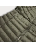 Vypasovaná dámská bunda v khaki barvě (GT-212) Vypasovaná dámská bunda v khaki barvě (GT-212)