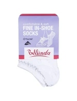 Dámské nízké ponožky FINE IN-SHOE SOCKS - BELLINDA - bílá