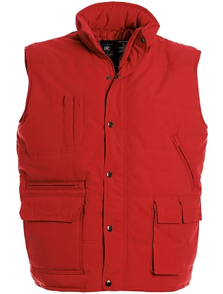 B&C Bodywarmer Explorer Vesta 01.0880 red