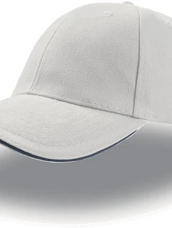 Atlantis Headwear Liberty Sandwich 6 panelová kšiltovka "Liberty Sandwich" 33.0005 white/navy