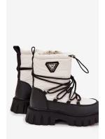 Dětské bílé sněhule Adelisse