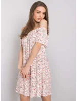 Šaty D73771M30145G bílé a červené