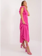 DHJ SK 8352 šaty.04 tmavě růžová DHJ SK 8352 šaty.04 tmavě růžová