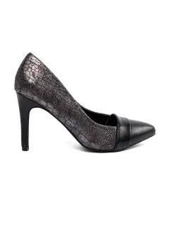 Krásné dámské lodičky černé na jehlovém podpatku