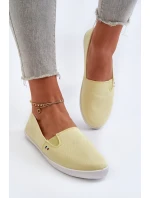 Dámské tenisky slip-on žluté Adrancia